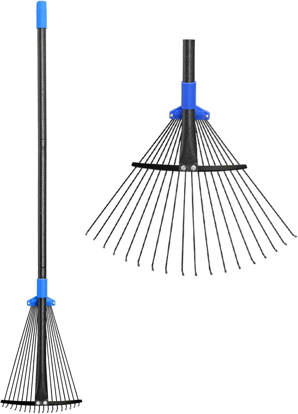 Heavy-Duty Expandable Metal Rake – Versatile, Adjustable &amp; Rust-Resistant