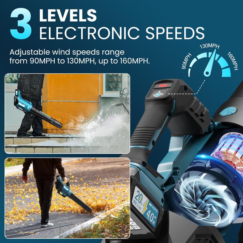 Electric Leaf Blower – Powerful, Lightweight, and Long-Lasting